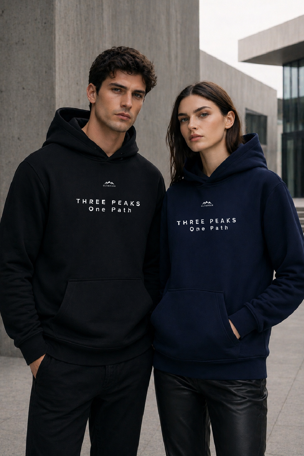 Three Peaks Hoodie – Dark