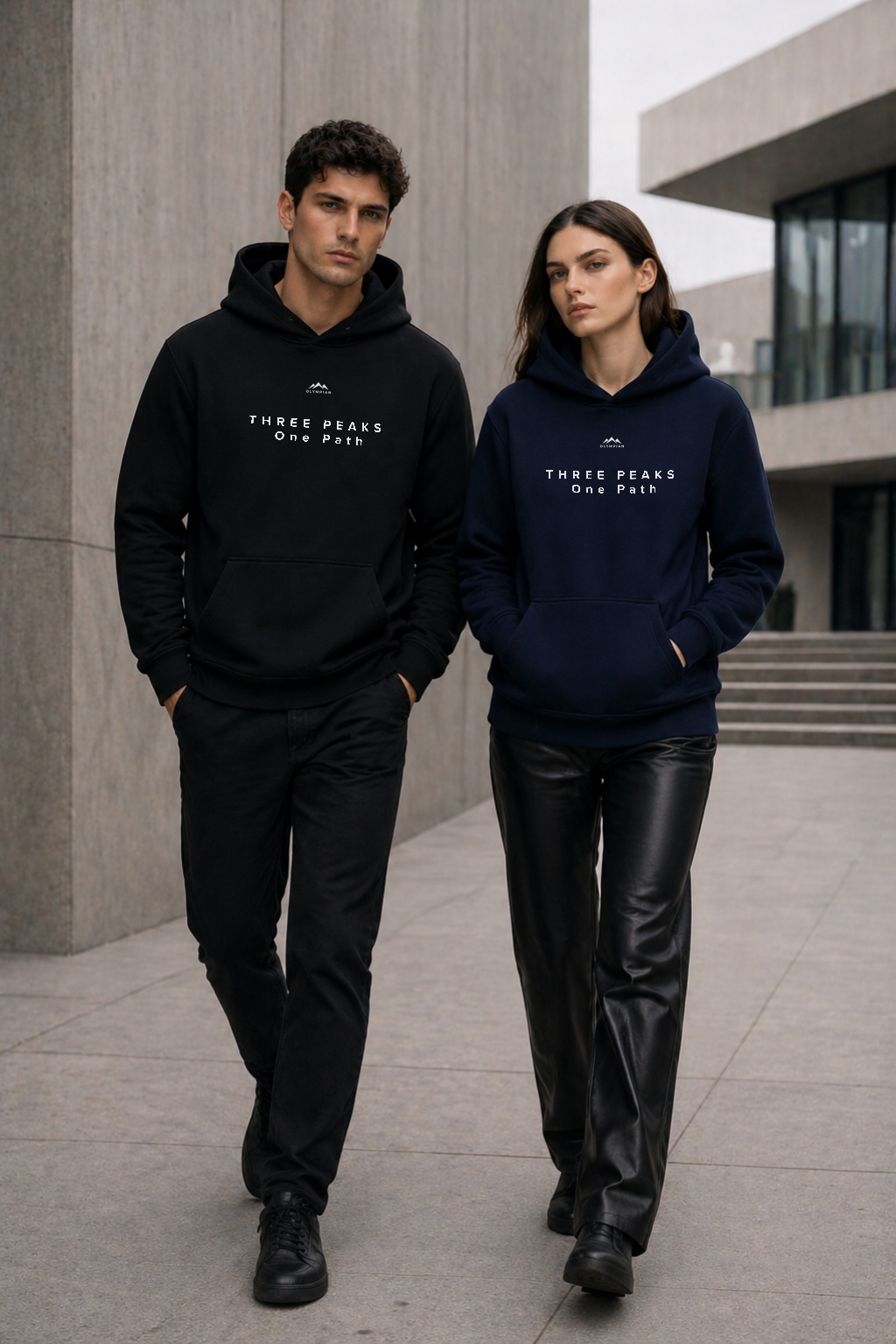 Three Peaks Hoodie – Dark