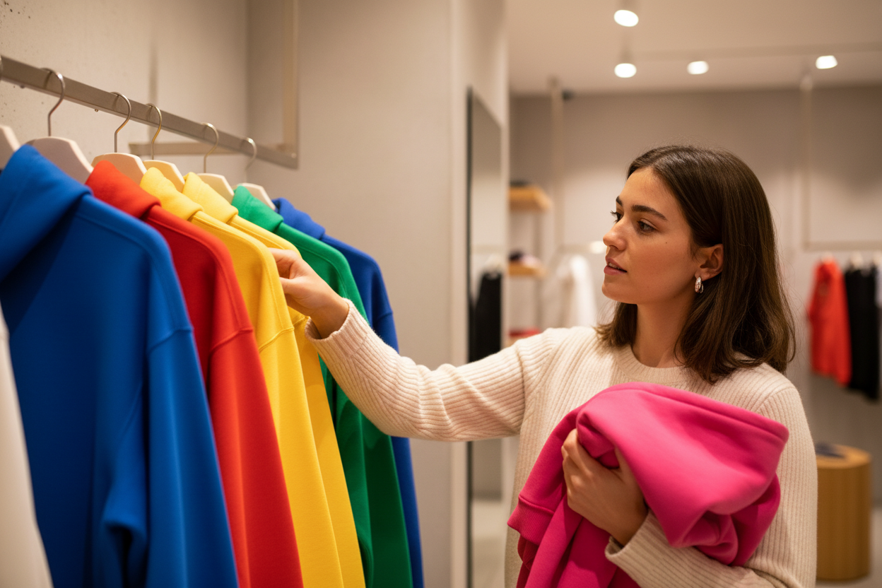 τα hoodie να ειναι με εντονα χρωματα  